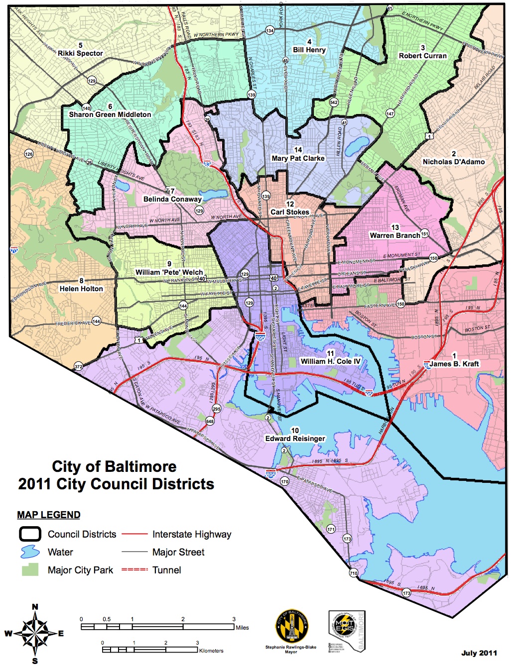 BaltCity Districts 